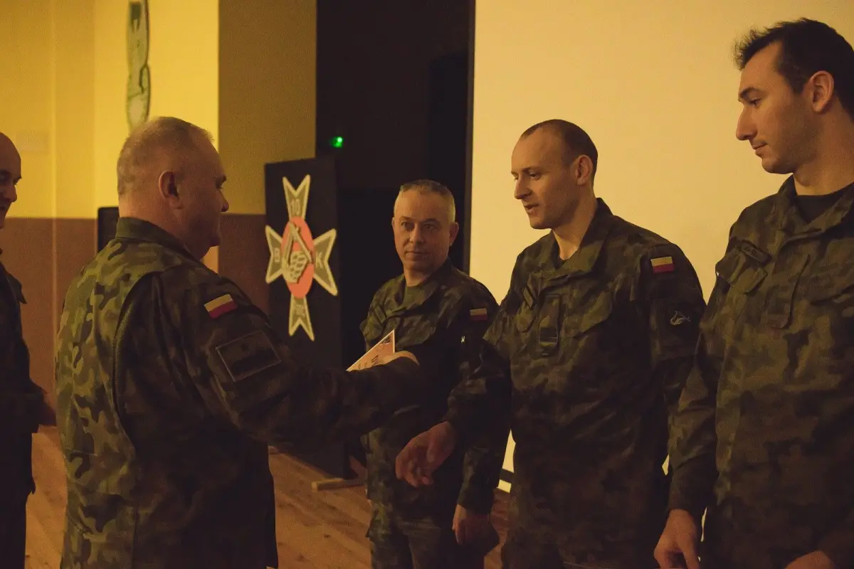 Odprawa roczna w 10 Brygadzie Kawalerii Pancernej