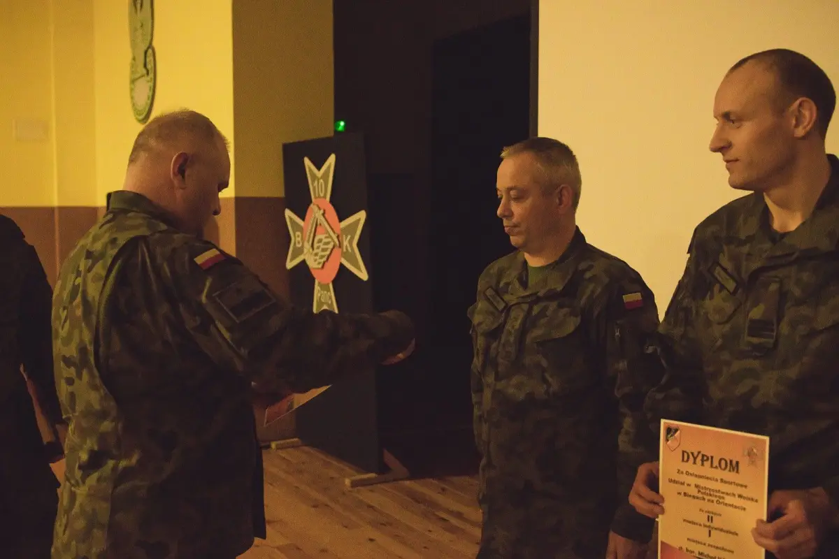 Odprawa roczna w 10 Brygadzie Kawalerii Pancernej