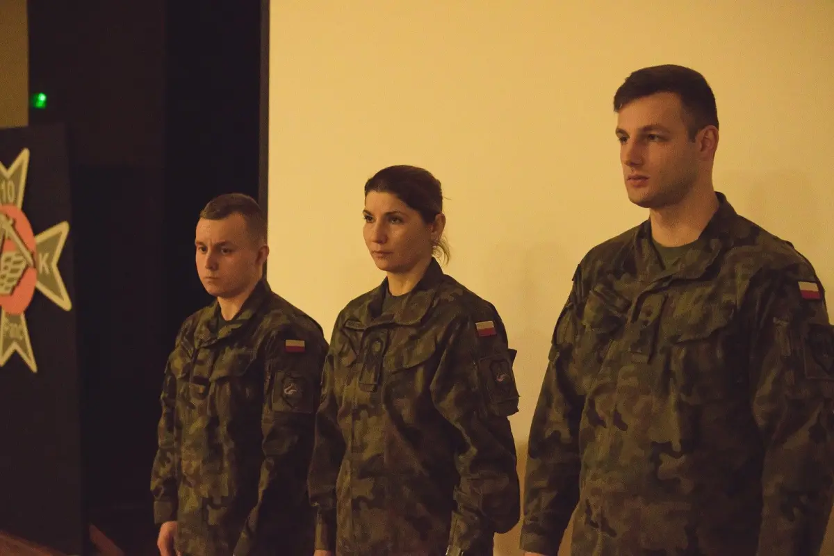 Odprawa roczna w 10 Brygadzie Kawalerii Pancernej