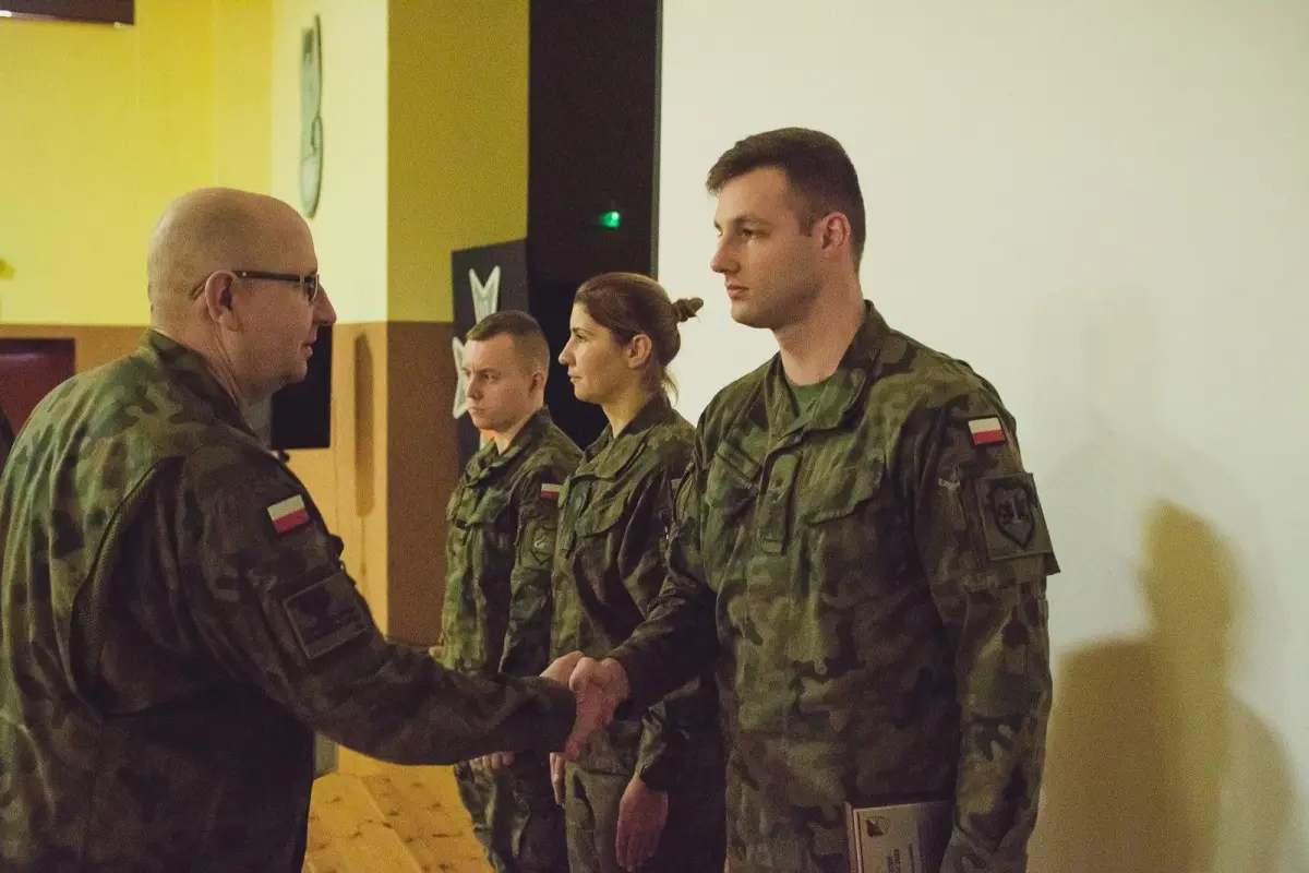 Odprawa roczna w 10 Brygadzie Kawalerii Pancernej