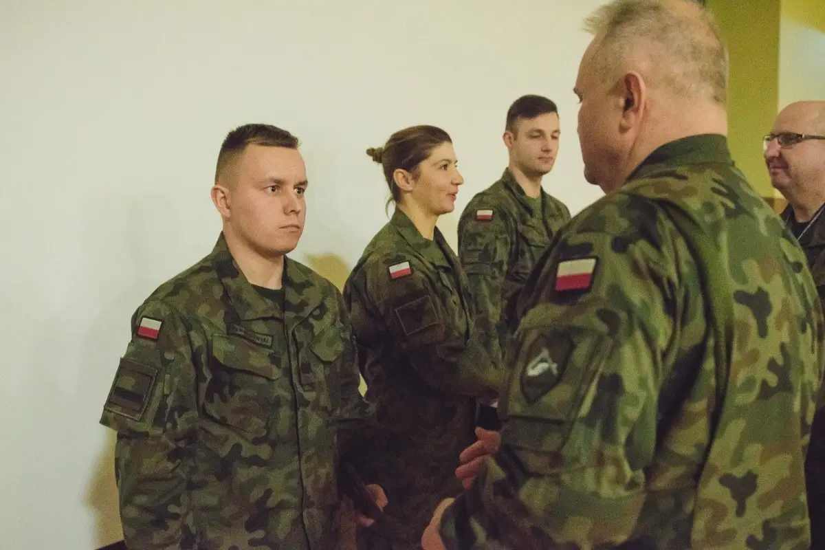 Odprawa roczna w 10 Brygadzie Kawalerii Pancernej