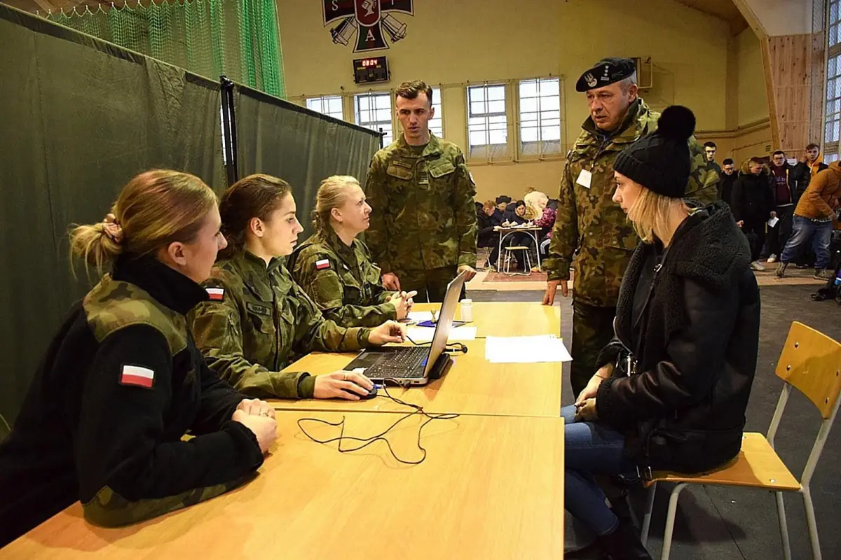 80 ochotników w 23 Śląskim Pułku Artylerii w Bolesławcu