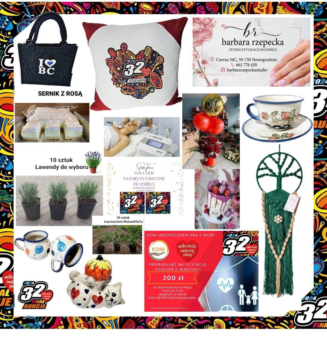 darczyńcy i fanty na WOŚP w Nowogrodźcu