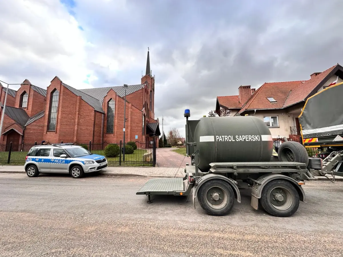Akcja służb na Orzeszkowej w Bolesławcu