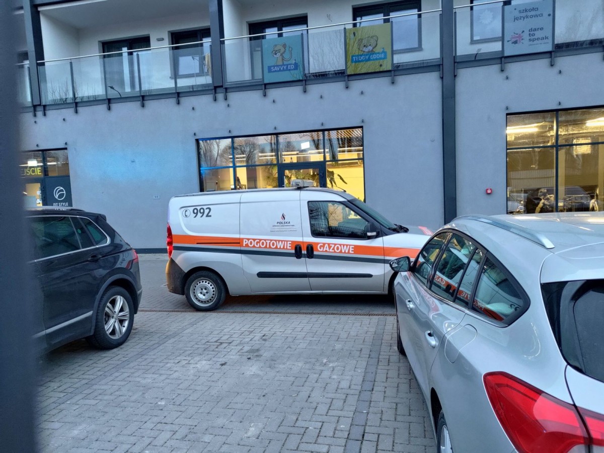 Akcja straży przy budynku Fit Style Zone