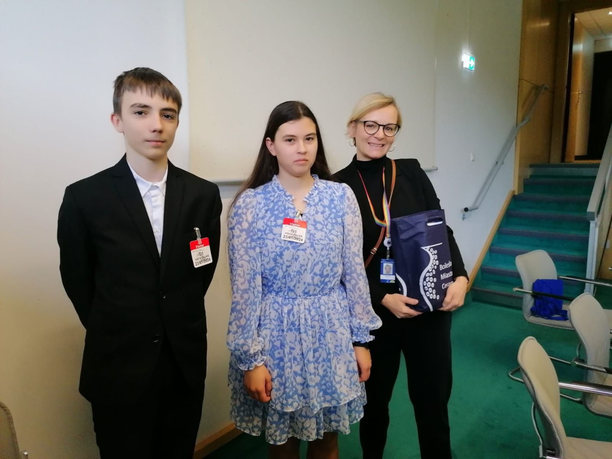 Bolesławiecka młodzież w Strasburgu