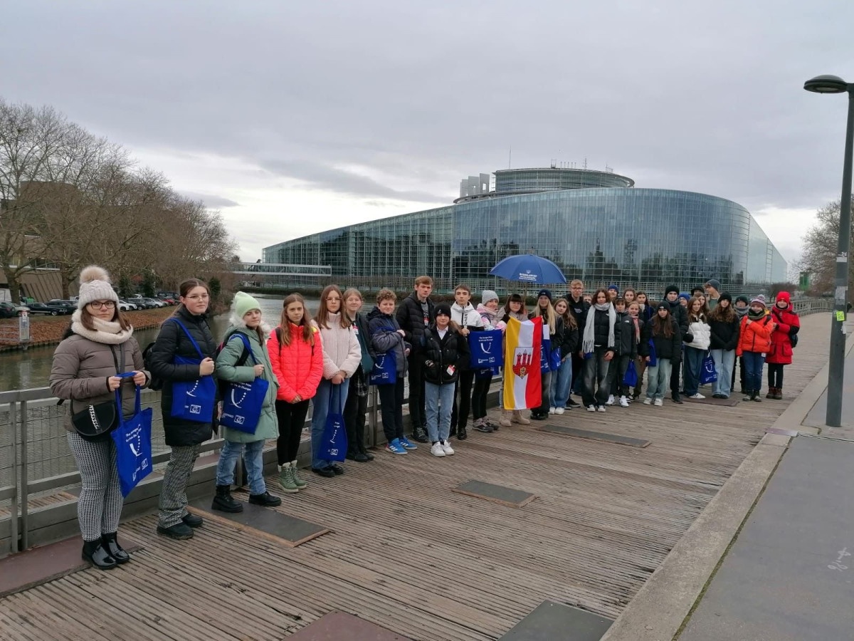 Bolesławiecka młodzież w Strasburgu