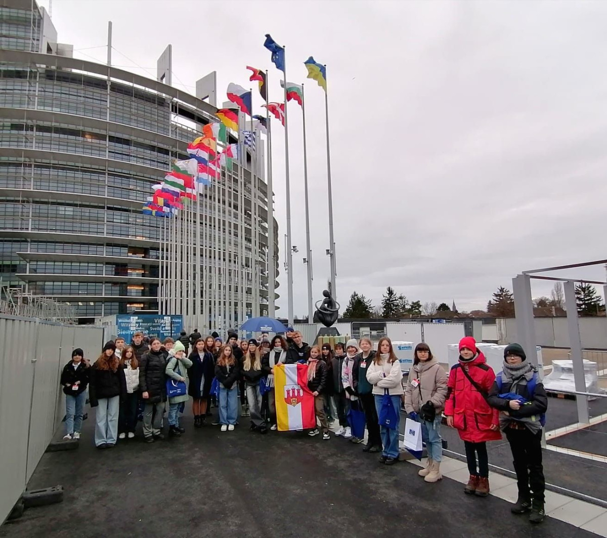 Bolesławiecka młodzież w Strasburgu