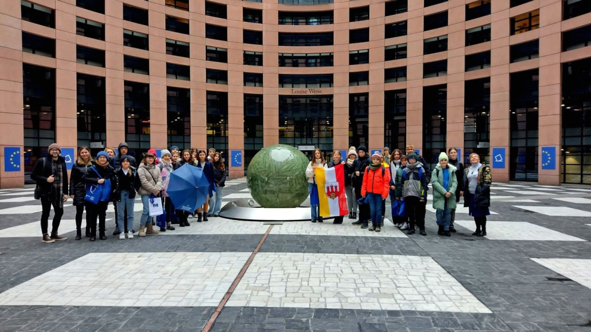 Bolesławiecka młodzież w Strasburgu