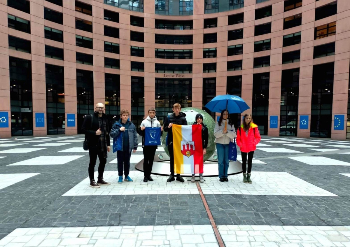 Bolesławiecka młodzież w Strasburgu