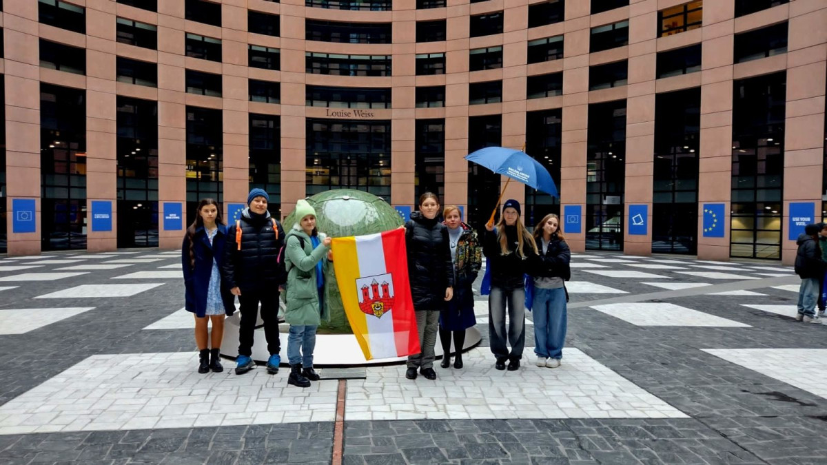 Bolesławiecka młodzież w Strasburgu