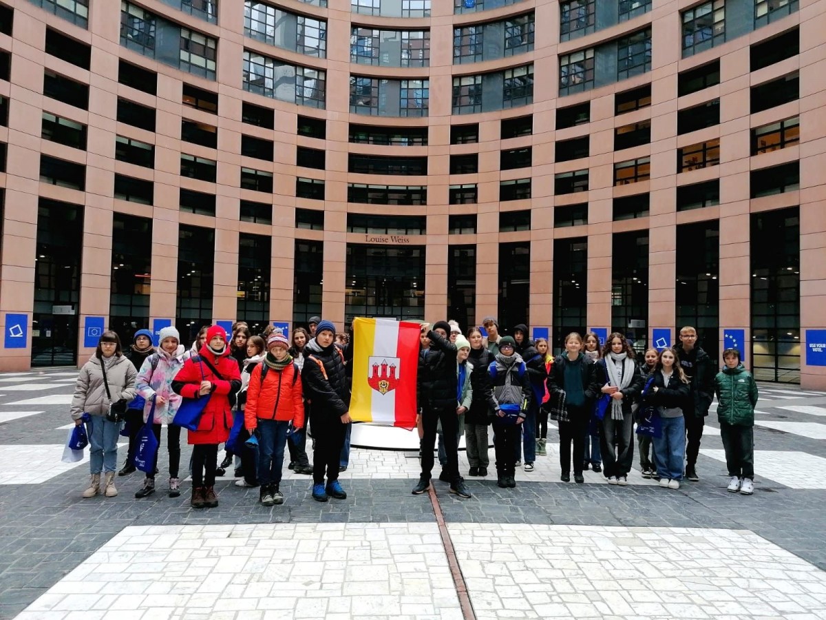 Bolesławiecka młodzież w Strasburgu