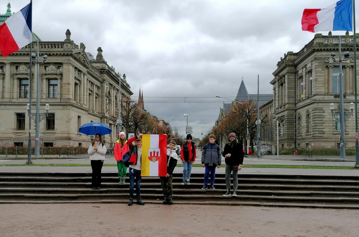 Bolesławiecka młodzież w Strasburgu