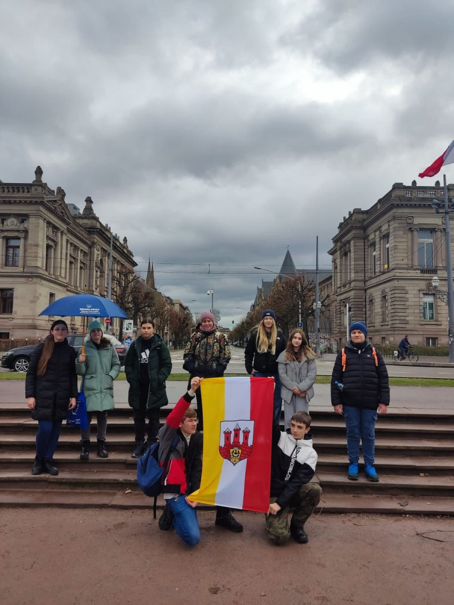 Bolesławiecka młodzież w Strasburgu