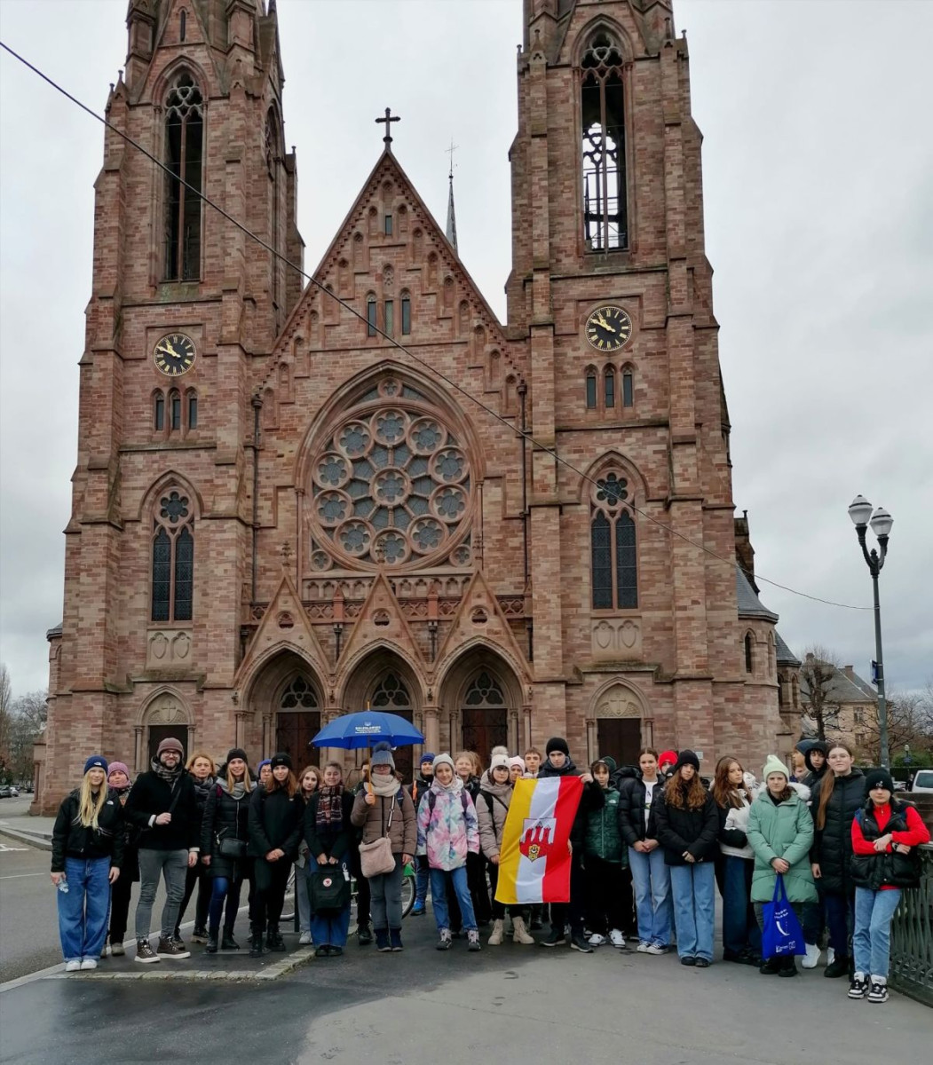 Bolesławiecka młodzież w Strasburgu