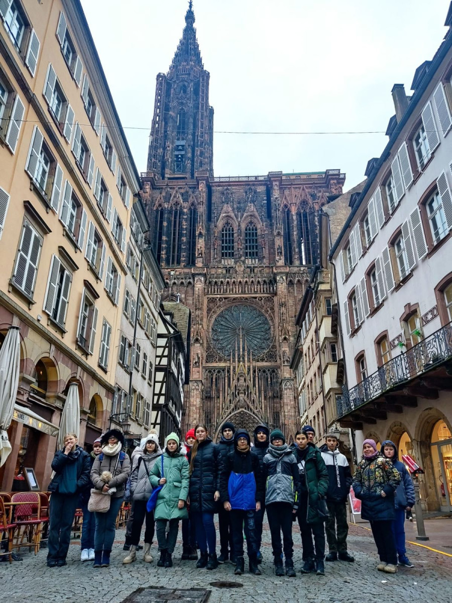 Bolesławiecka młodzież w Strasburgu