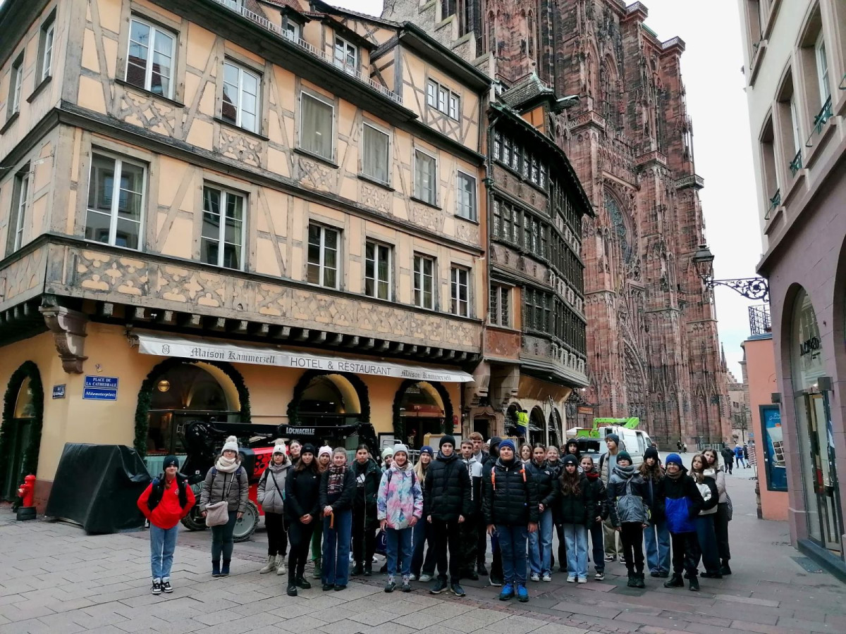 Bolesławiecka młodzież w Strasburgu