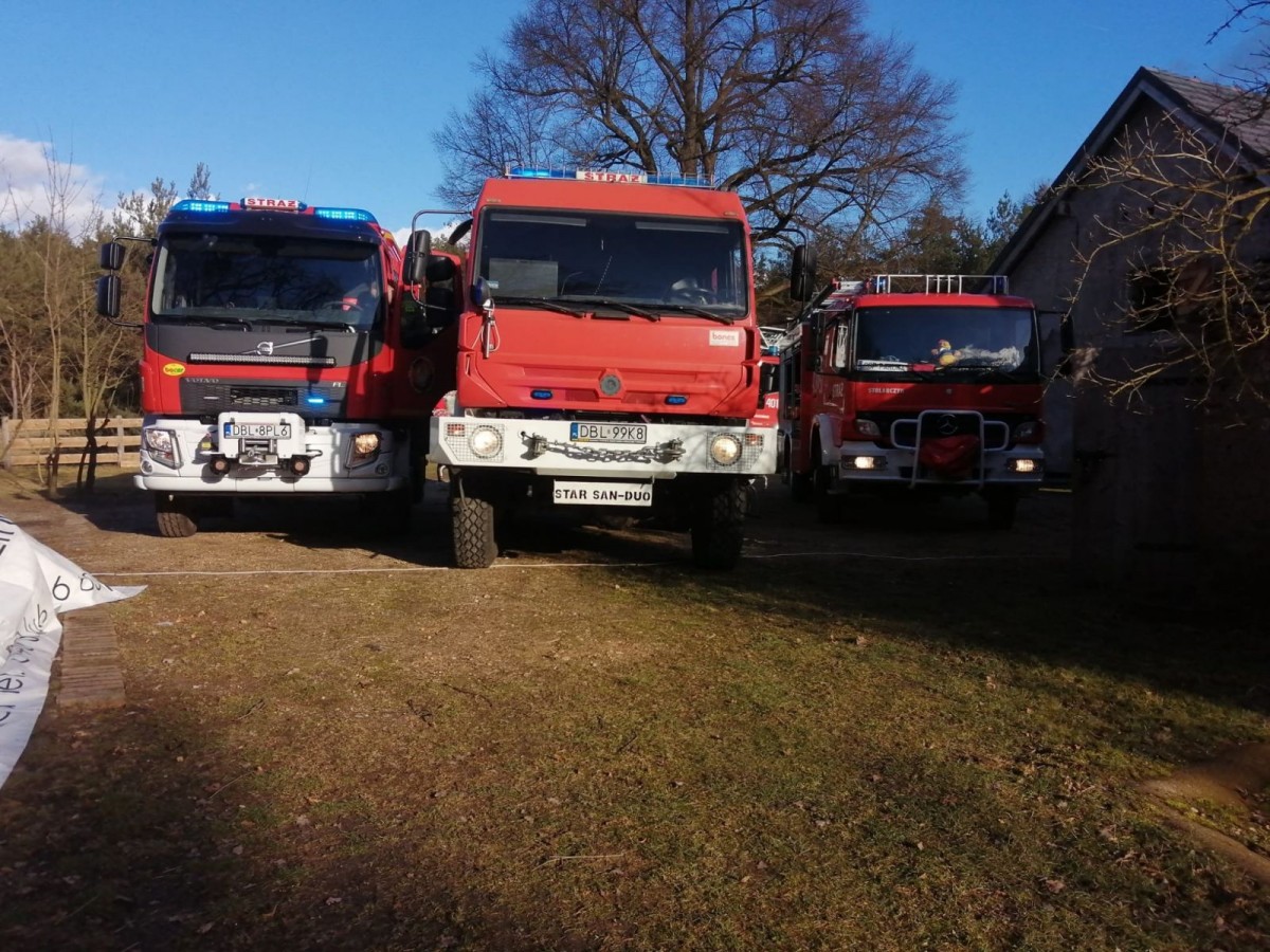 Pożar w gminie Osiecznica