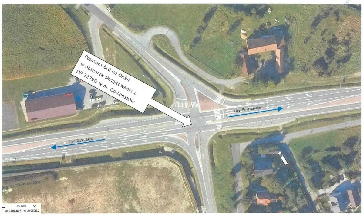 Mapa i skrzyżowanie