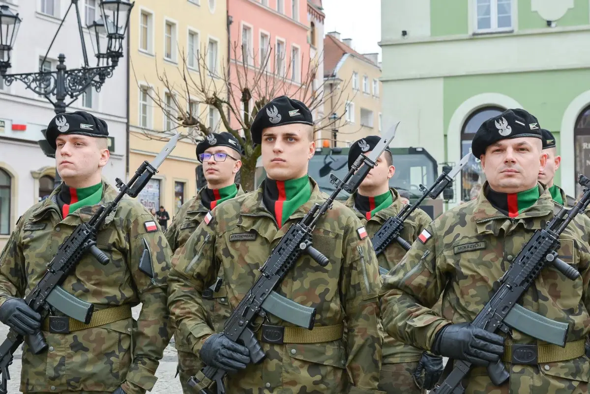 Przysięga elewów w Bolesławcu
