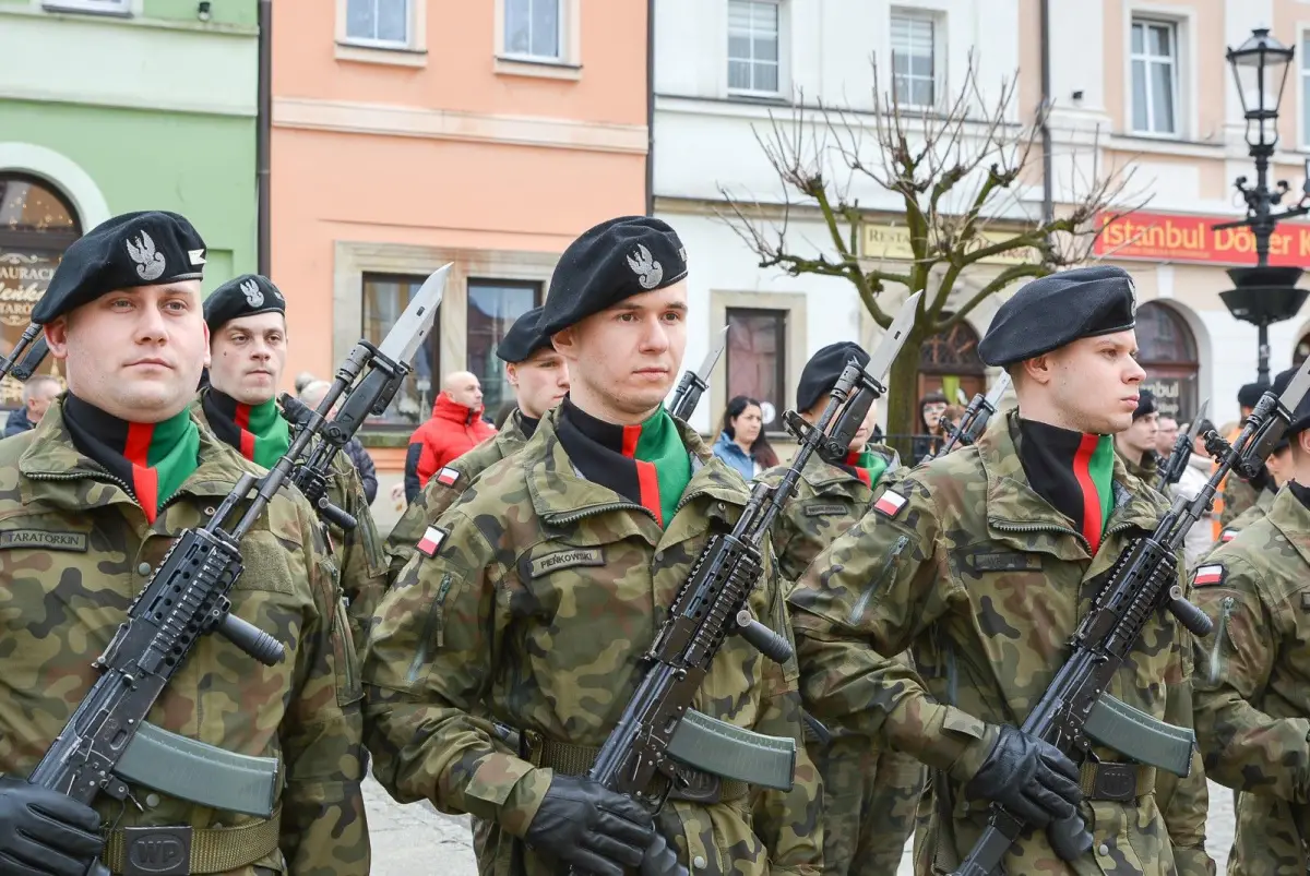 Przysięga elewów w Bolesławcu