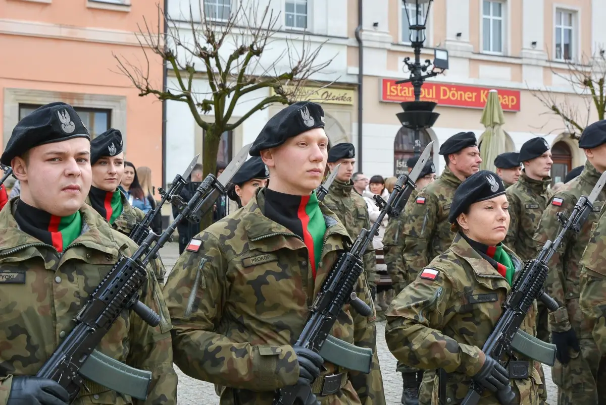 Przysięga elewów w Bolesławcu