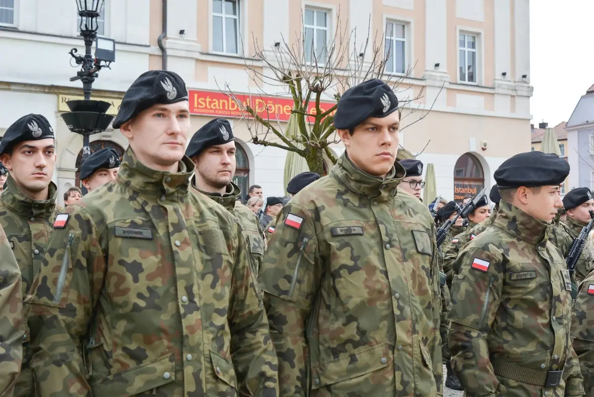 Przysięga elewów w Bolesławcu