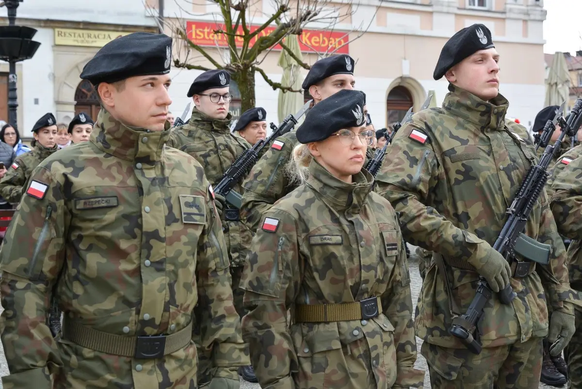 Przysięga elewów w Bolesławcu