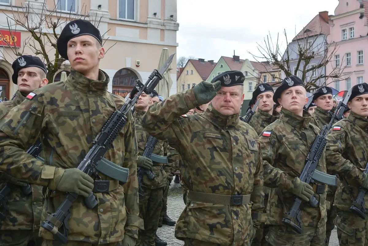 Przysięga elewów w Bolesławcu