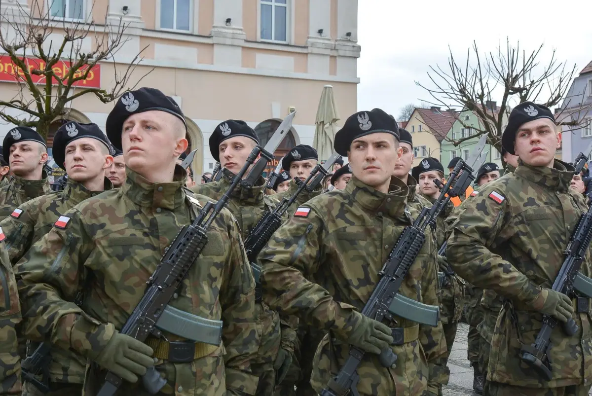 Przysięga elewów w Bolesławcu