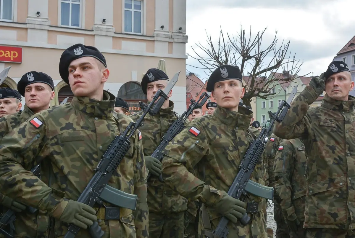 Przysięga elewów w Bolesławcu