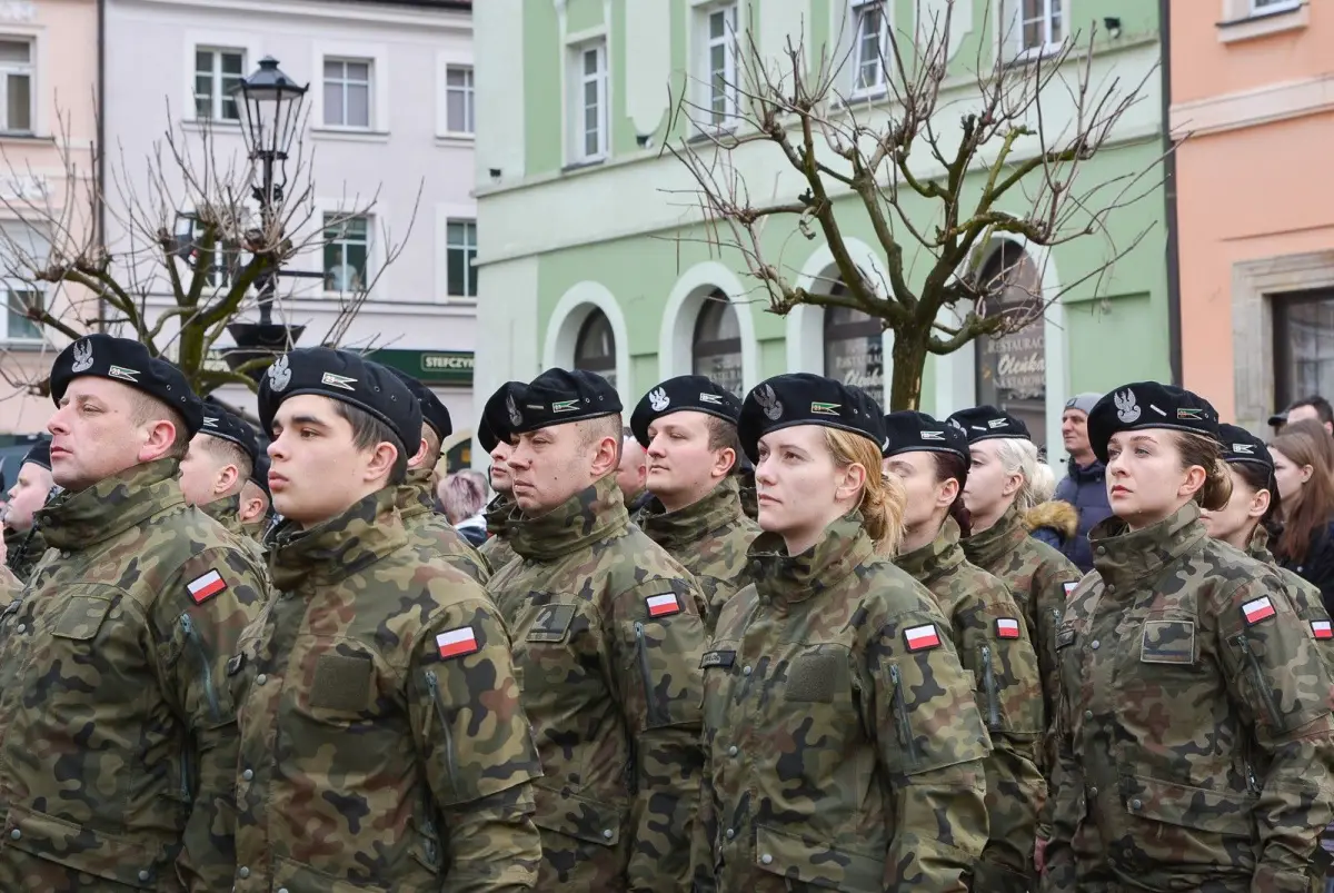Przysięga elewów w Bolesławcu