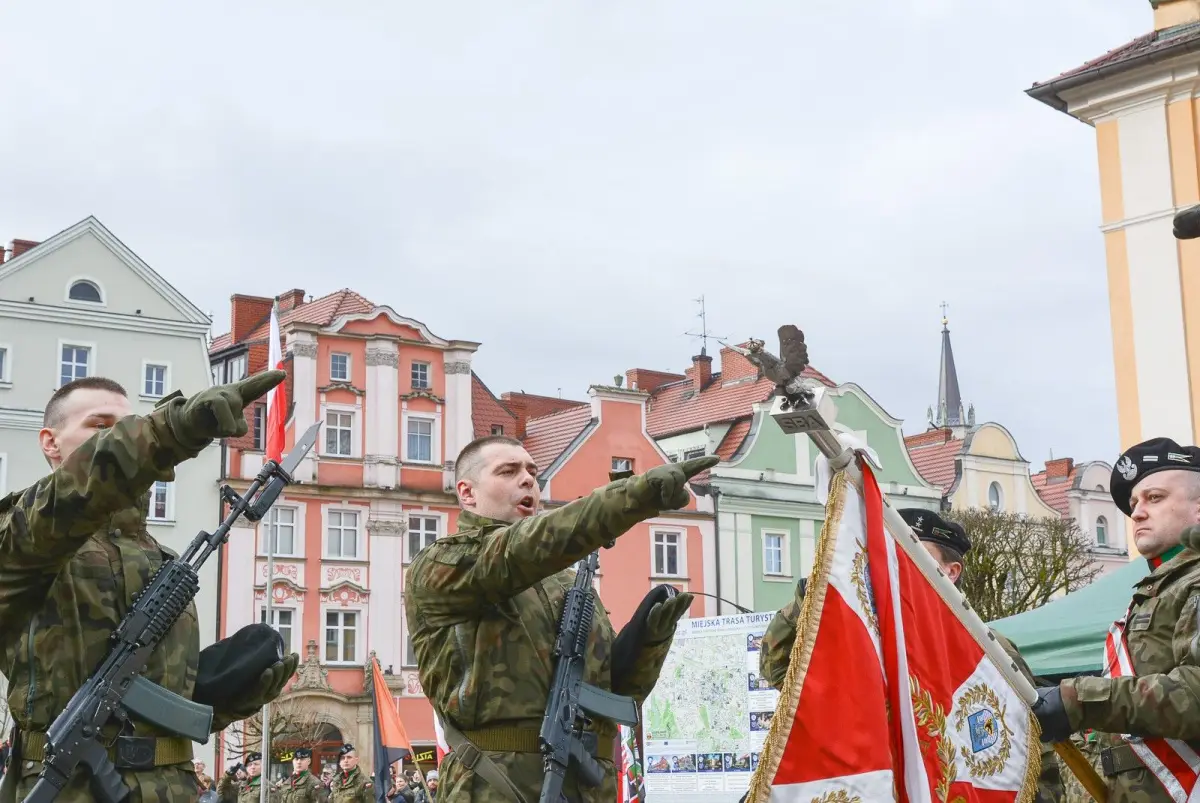 Przysięga elewów w Bolesławcu