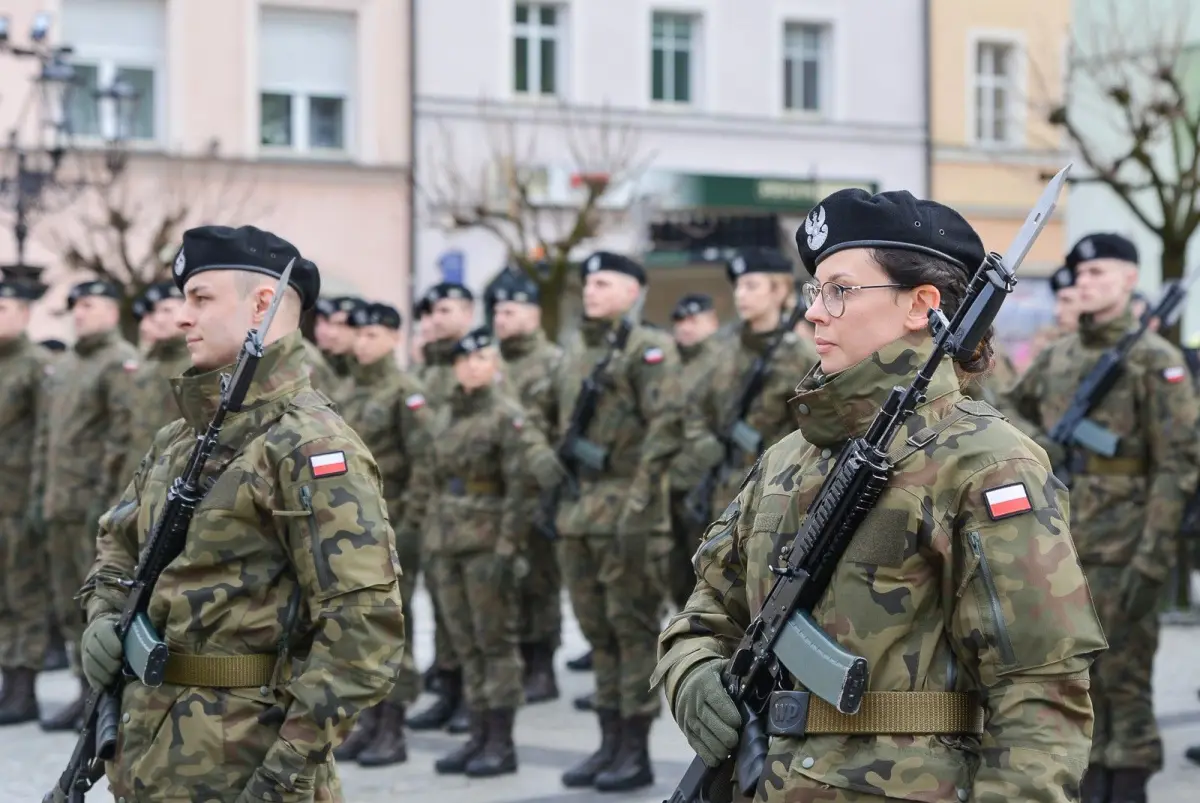 Przysięga elewów w Bolesławcu