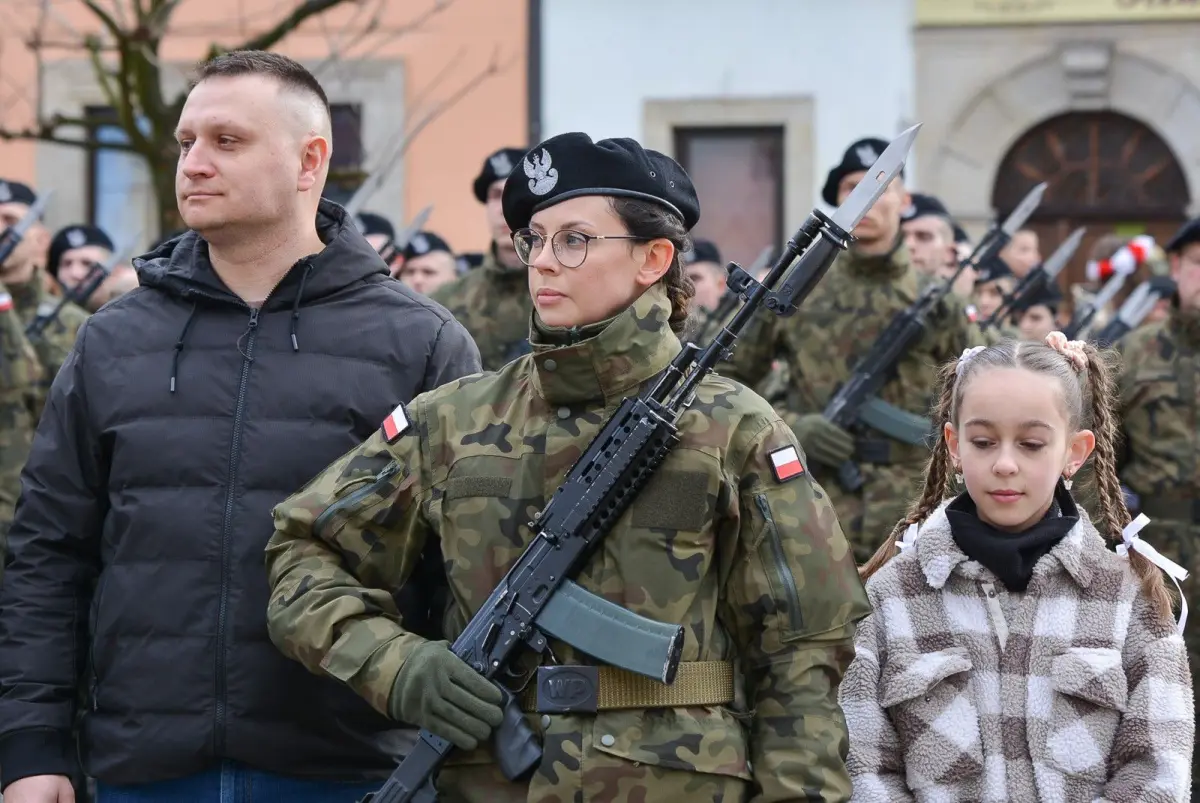 Przysięga elewów w Bolesławcu