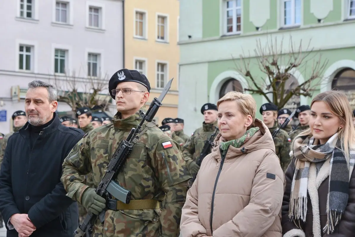 Przysięga elewów w Bolesławcu