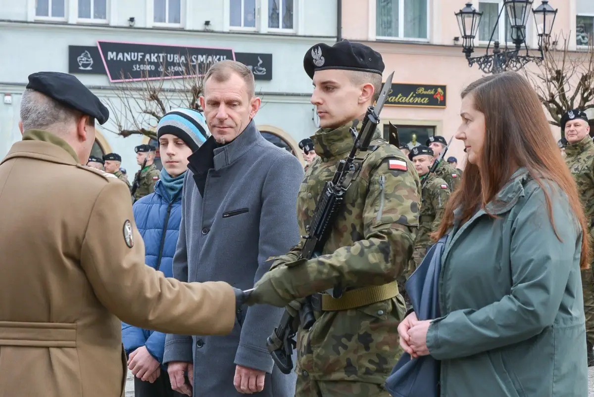 Przysięga elewów w Bolesławcu