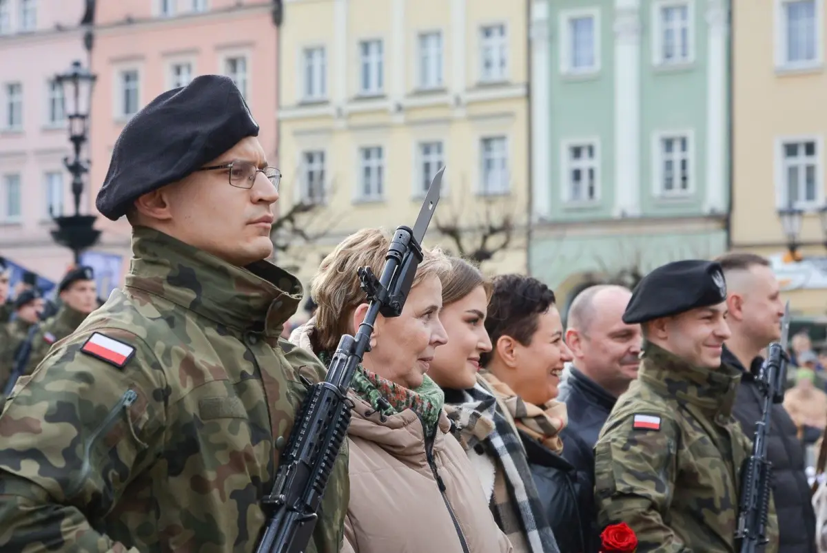 Przysięga elewów w Bolesławcu