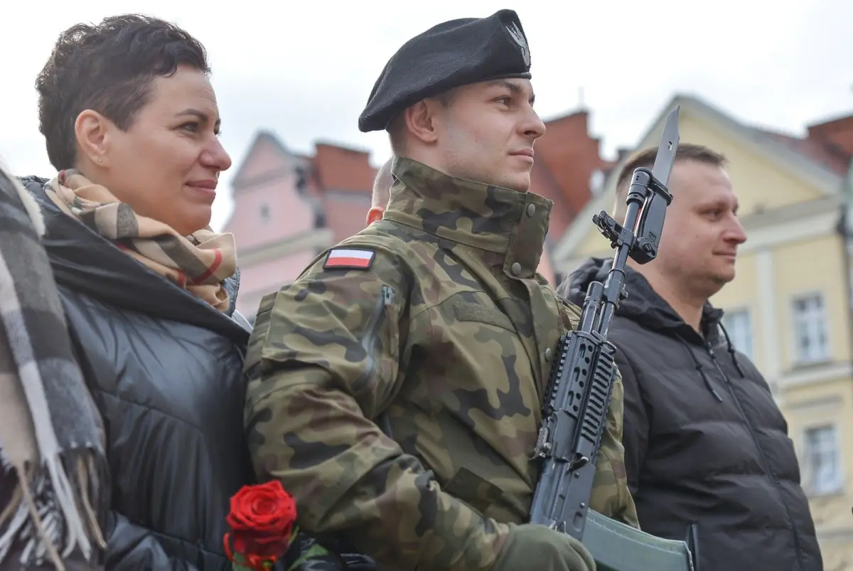 Przysięga elewów w Bolesławcu
