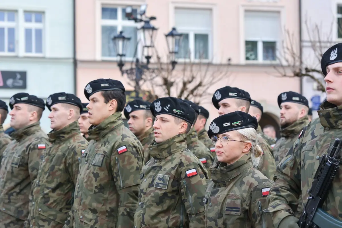Przysięga elewów w Bolesławcu