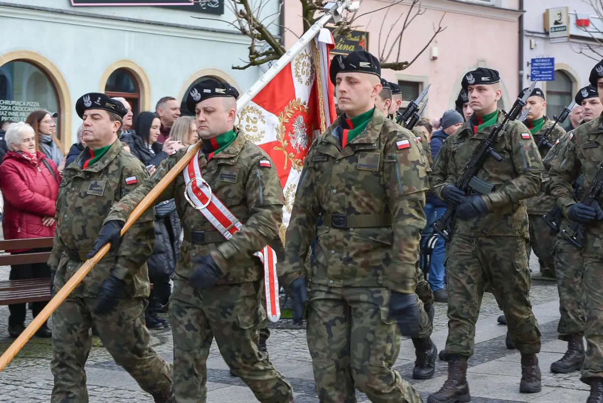 Przysięga elewów w Bolesławcu