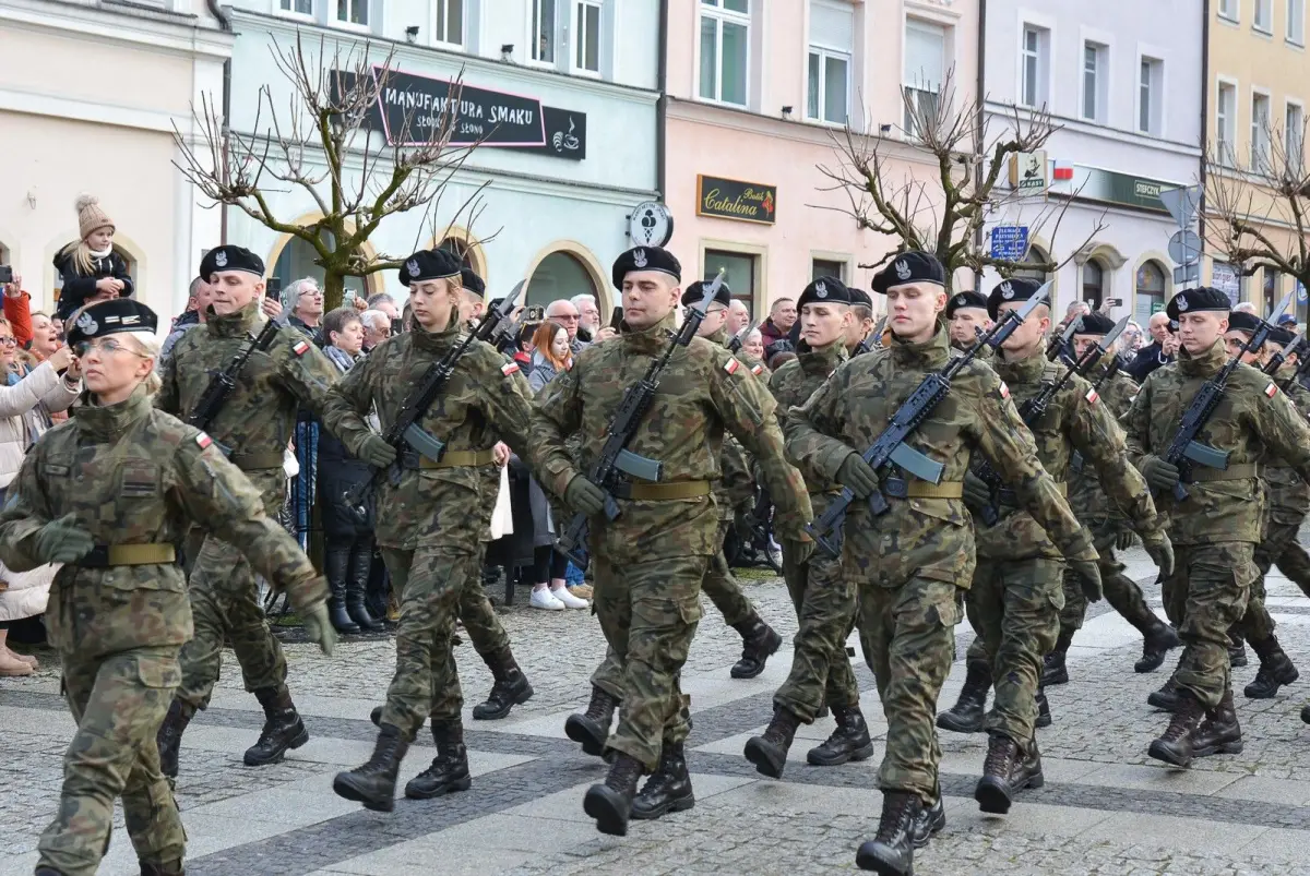 Przysięga elewów w Bolesławcu