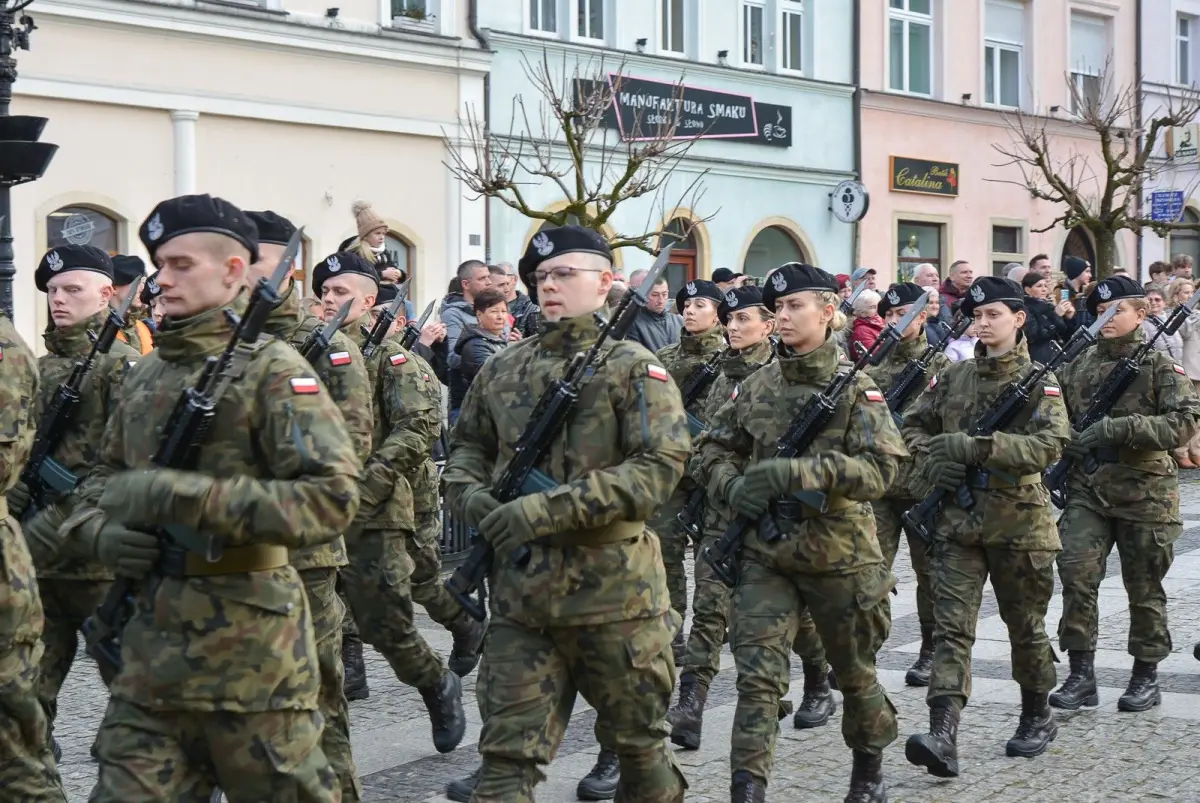 Przysięga elewów w Bolesławcu