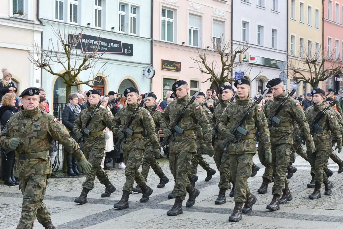 Przysięga elewów w Bolesławcu