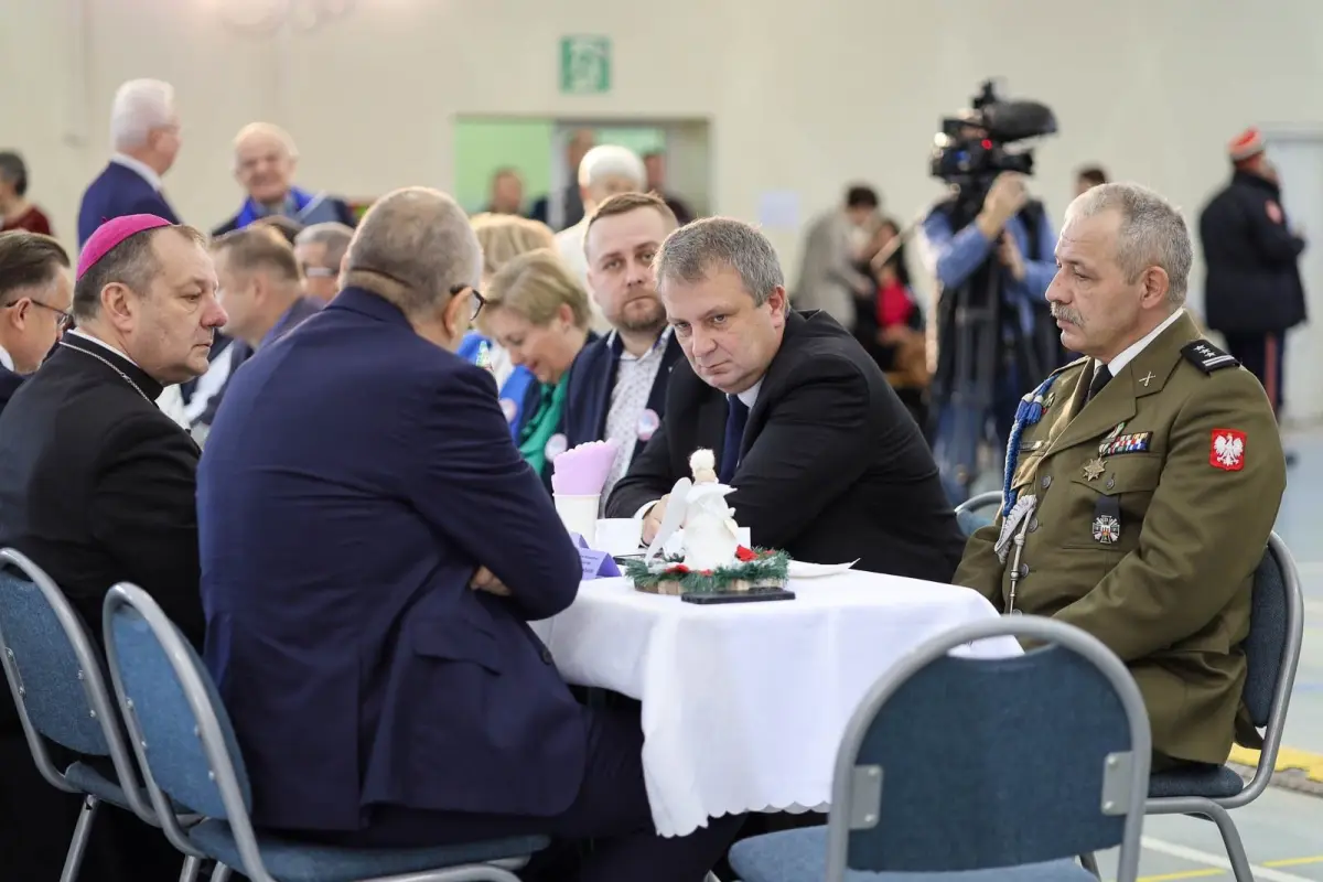 Spotkanie osób z niepełnosprawnościami w sali I LO