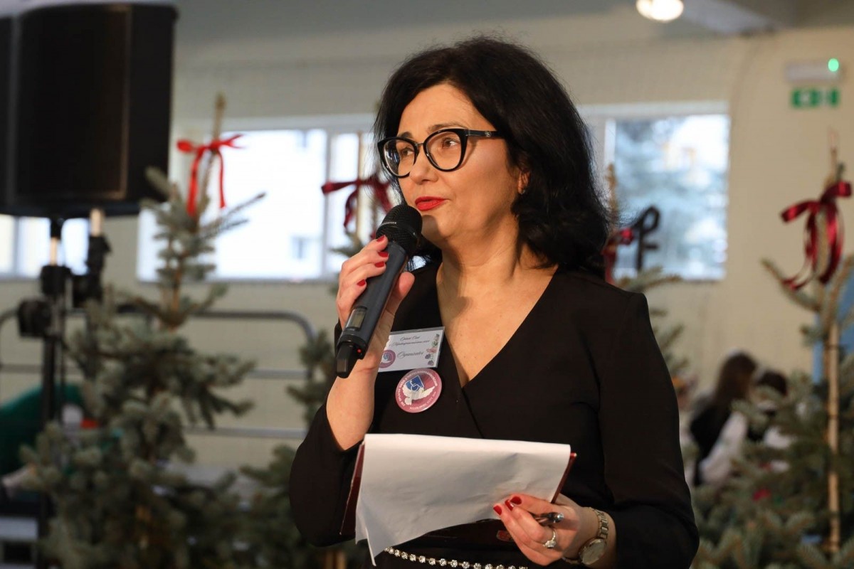 Spotkanie osób z niepełnosprawnościami w sali I LO