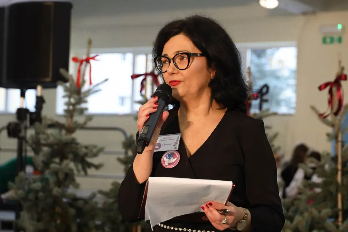 Spotkanie osób z niepełnosprawnościami w sali I LO