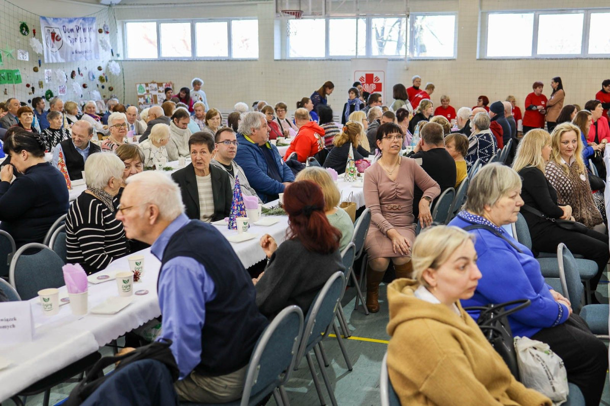 Spotkanie osób z niepełnosprawnościami w sali I LO