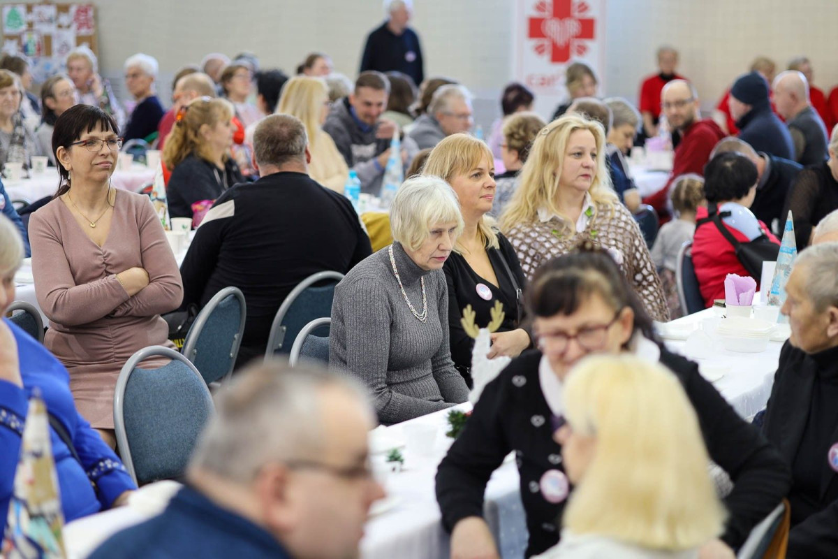 Spotkanie osób z niepełnosprawnościami w sali I LO