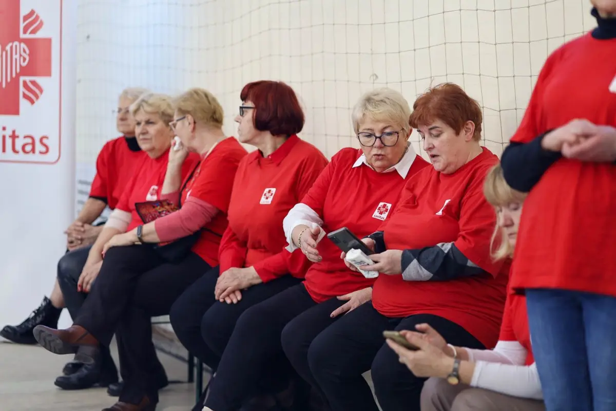 Spotkanie osób z niepełnosprawnościami w sali I LO